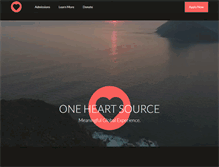 Tablet Screenshot of oneheartsource.org